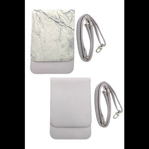 Caseable 2-pack Crossbody Phone Bags Protection Lilac/White Marble
